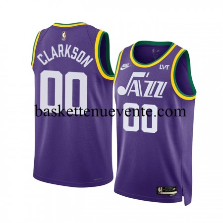 Maillot Basket Utah Jazz Clarkson 00 Nike 2023-2024 Classic Edition Violet Swingman - Homme